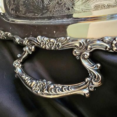 Vintage Oneida Silver Plated 5 Piece Footed Tea & Coffee Set
