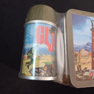 NIB FUNKO POP! "AQUAMAN" & NEW GI JOE LIMITED EDITION SMALLER LUNCH BOX W/THERMOS