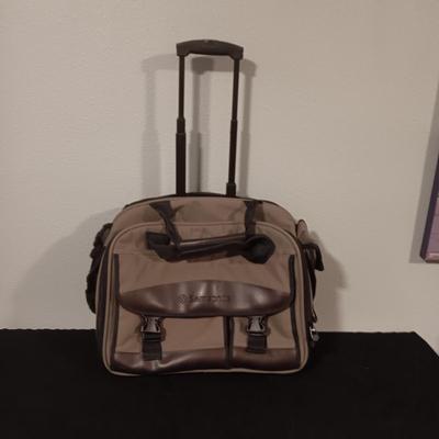 SAMSONITE CANVAS TRAVEL BAG ON WHEELS