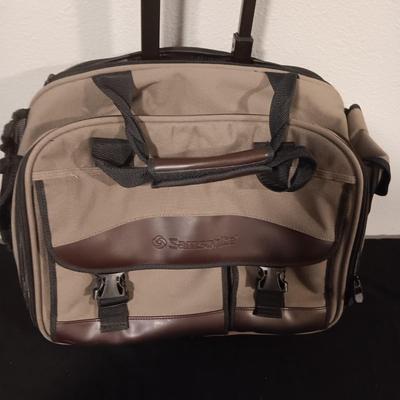 SAMSONITE CANVAS TRAVEL BAG ON WHEELS