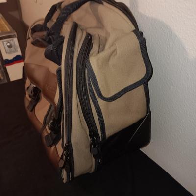 SAMSONITE CANVAS TRAVEL BAG ON WHEELS