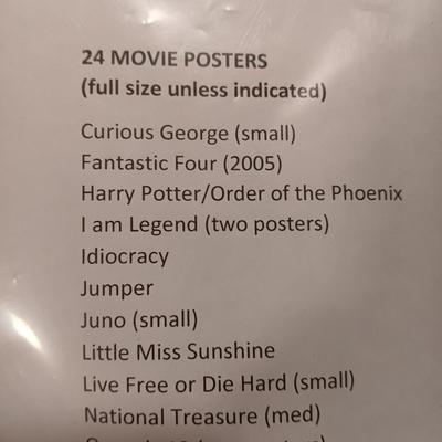 24 MOVIE POSTERS