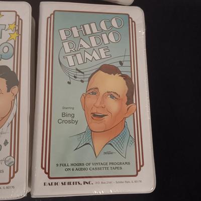 6 SEALED VINTAGE PROGRAMS ON CASSETTE