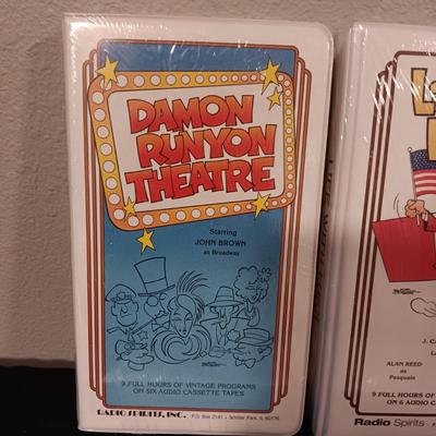 6 SEALED VINTAGE PROGRAMS ON CASSETTE