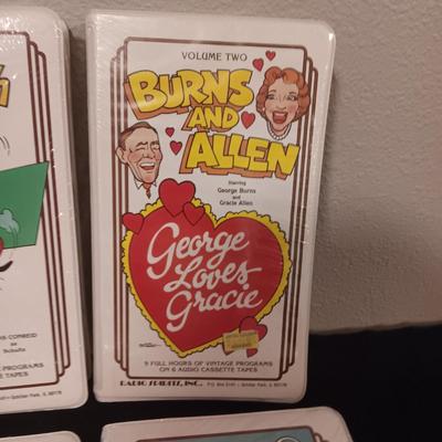 6 SEALED VINTAGE PROGRAMS ON CASSETTE