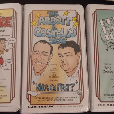 6 SEALED VINTAGE PROGRAMS ON CASSETTE