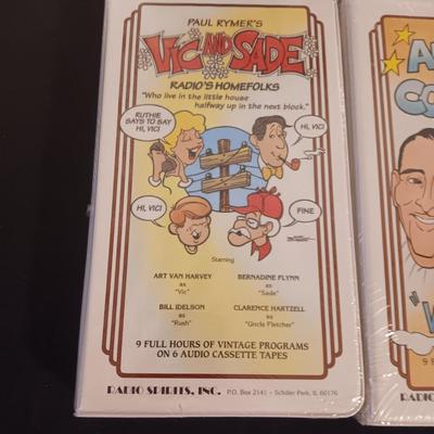 6 SEALED VINTAGE PROGRAMS ON CASSETTE