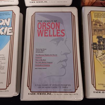 6 SEALED VINTAGE PROGRAMS ON CASSETTE