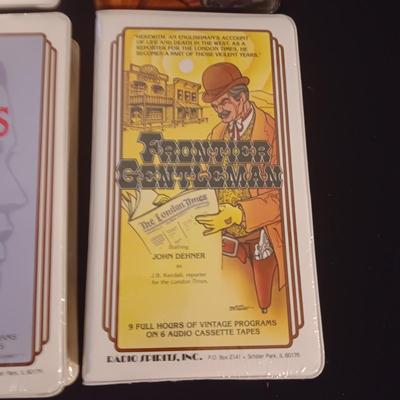 6 SEALED VINTAGE PROGRAMS ON CASSETTE