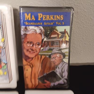 6 SEALED VINTAGE PROGRAMS ON CASSETTE