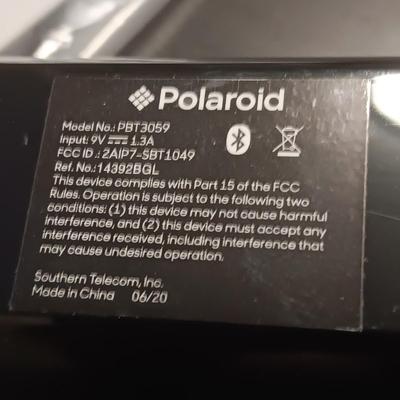 POLAROID SOUND BAR WITH REMOTE MODEL PBT3059