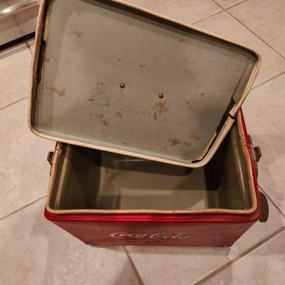 Rare Vintage 1950's Plastic & Vinyl Coca Cola Soda Pop Cooler Royal Mieco