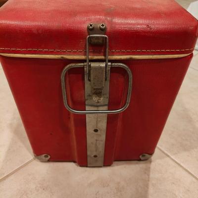 Rare Vintage 1950's Plastic & Vinyl Coca Cola Soda Pop Cooler Royal Mieco
