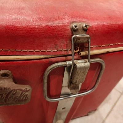 Rare Vintage 1950's Plastic & Vinyl Coca Cola Soda Pop Cooler Royal Mieco