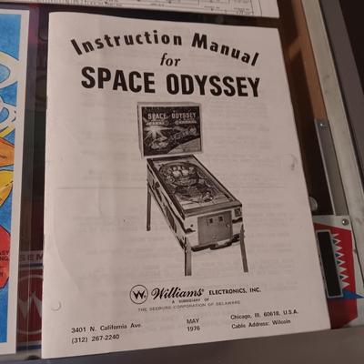 WORKING STANDARD SIZE "SPACE ODYSSEY" PINBALL MACHINE