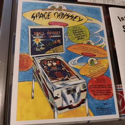 WORKING STANDARD SIZE "SPACE ODYSSEY" PINBALL MACHINE