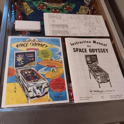 WORKING STANDARD SIZE "SPACE ODYSSEY" PINBALL MACHINE