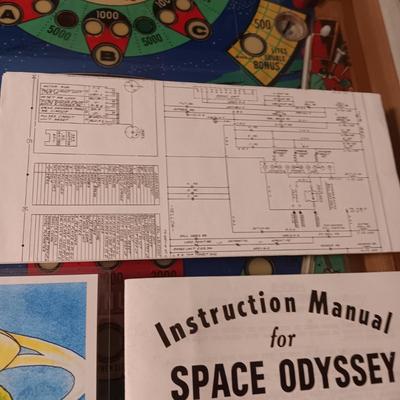 WORKING STANDARD SIZE "SPACE ODYSSEY" PINBALL MACHINE