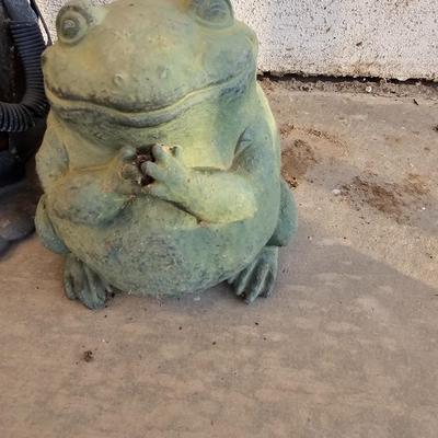 Two Garden frogs - such big smiles!