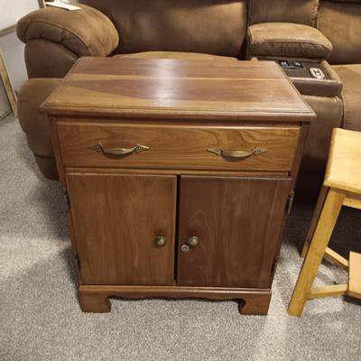 NIGHT STAND AND A SIDE TABLE