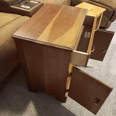 NIGHT STAND AND A SIDE TABLE