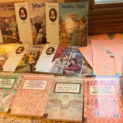 Children’s Book Sets Shakespeare & Dover Great Authors Series