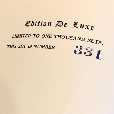 c.1906 Robert Louis Stevenson Hardback Classics Book Set 331/1000