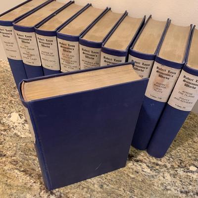 c.1906 Robert Louis Stevenson Hardback Classics Book Set 331/1000