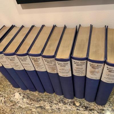 c.1906 Robert Louis Stevenson Hardback Classics Book Set 331/1000