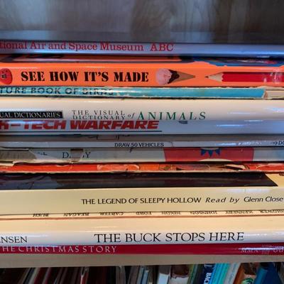 Enormous Assorted Lot of Mostly Children’s Books Educational Reference / Fiction / NonFiction