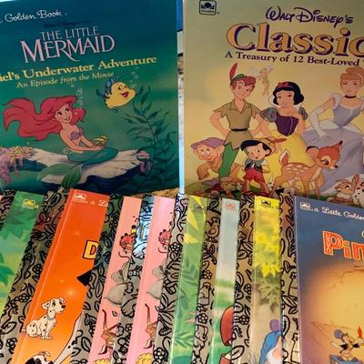 Walt Disney Little Golden Books Set
