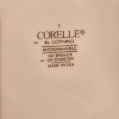 46 pcs Corelle by Corning Pink Trio 5 pc Setting for 6 + Matching Glasses