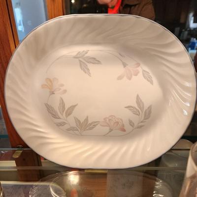 46 pcs Corelle by Corning Pink Trio 5 pc Setting for 6 + Matching Glasses