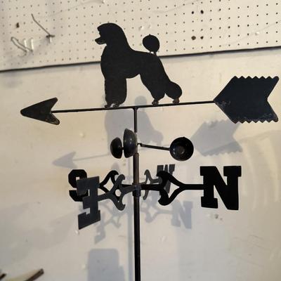Poodle Weathervane