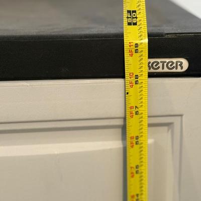Keter Utility Cabinet, 5ft tall with 2 doors, Made with a heavy plastic
