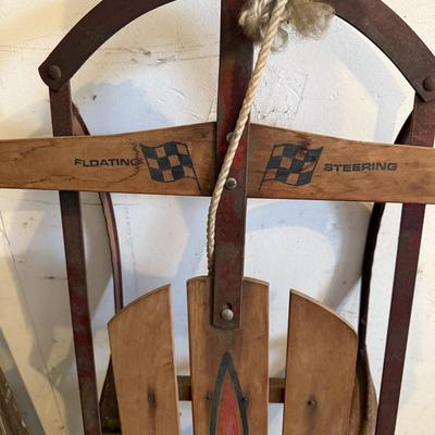 Vintage Ladder and Floating Steering Sled