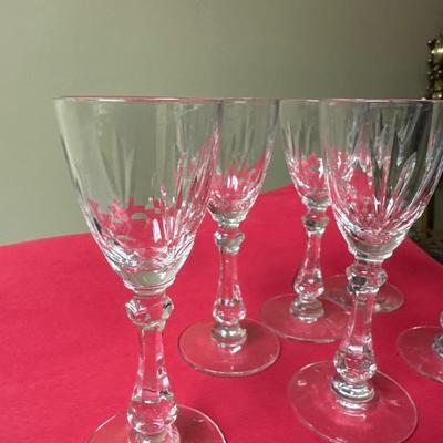 Crystal cordial glasses