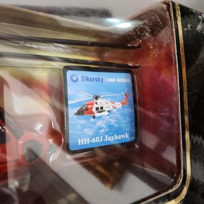 Coast Guard Sikorsky HH-60J Jayhawk Helicopter Die Cast 1/60