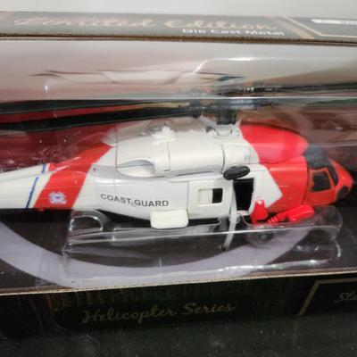 Coast Guard Sikorsky HH-60J Jayhawk Helicopter Die Cast 1/60