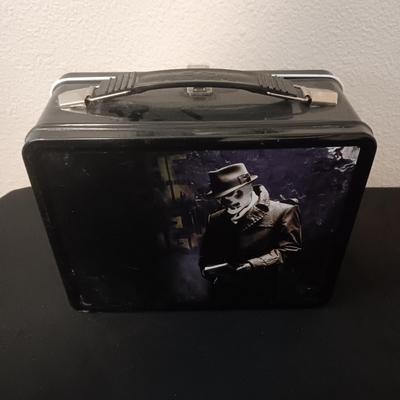 "WATCHMAN" METAL LUNCH BOX WITH THERMOS