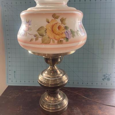 Electric brass lamp