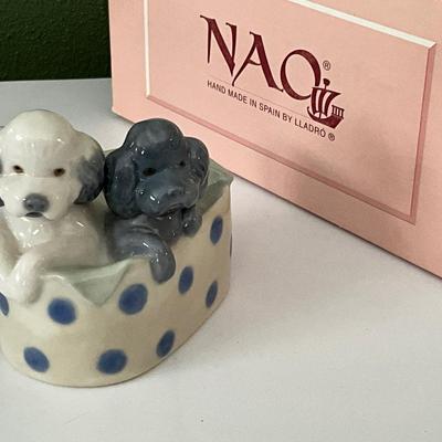 NAO Lladro bath time plus other poodles