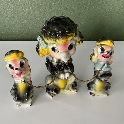 Bobble Head Vintage Royal Japan Ceramic Poodles