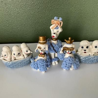 Vintage Royal Japan Ceramic Spaghetti Poodles