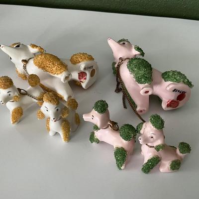 Vintage Lefton Poodles