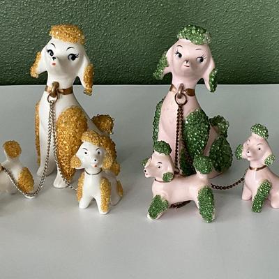 Vintage Lefton Poodles