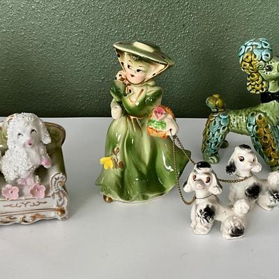 Vintage Royal Japan Ceramic Spaghetti Poodles