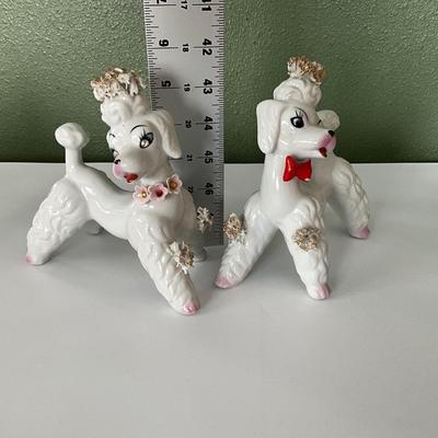 Vintage Royal Japan Ceramic Spaghetti Poodles