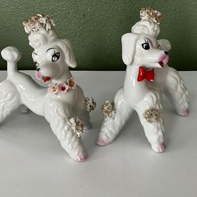 Vintage Royal Japan Ceramic Spaghetti Poodles