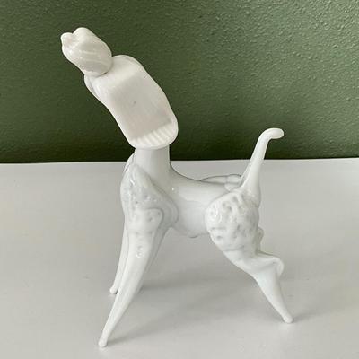 Vintage Rare Royal Dux Porcelain Dutch Poodle